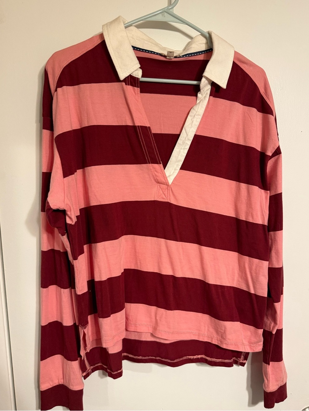 Anthropologie Pilcro Rugby Polo Tee Size S